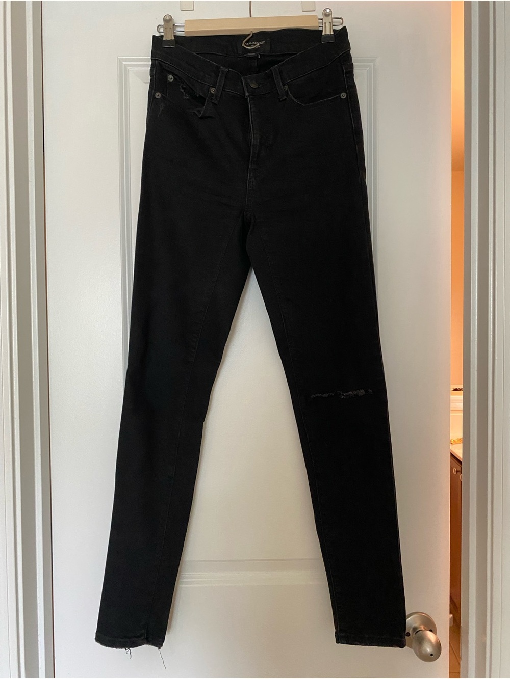 Banana Republic Black High-Rise Skinny Jeans Size 25